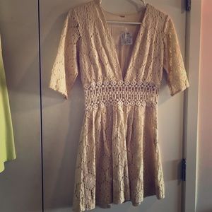 Free People ivory lace dress BRAND NEW!